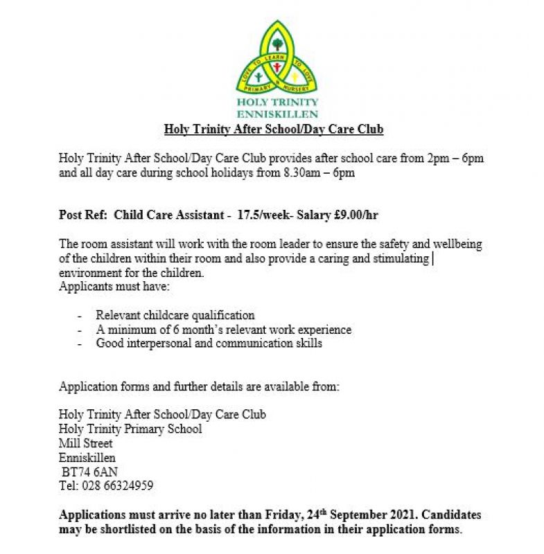 Holy Trinity After School/Day Care Club